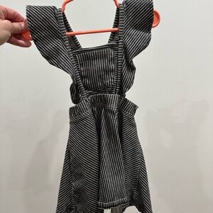 Art class Striped Black and White pinafore jumper  Dress